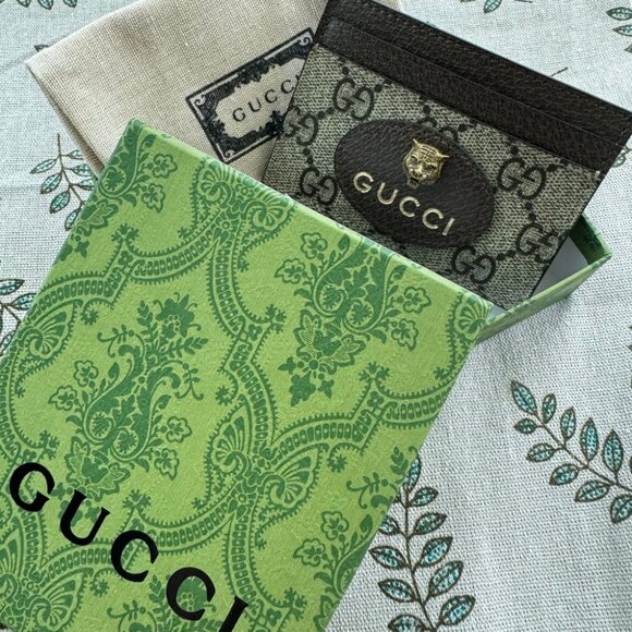 Gucci Tiger Embellished Card Sleeve - Picture 5 of 5